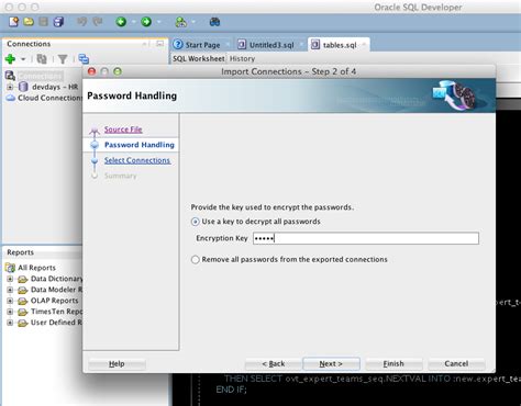 Image result for SQL Developer Connections File