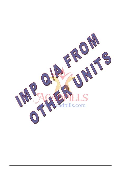Other Units Notes and important questions - Important Questions and ...