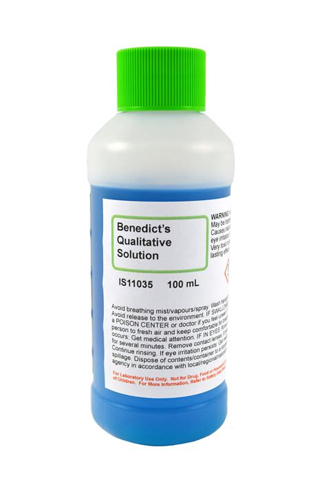 Benedict's Qualitative Solution, 100mL - Nebraska Scientific