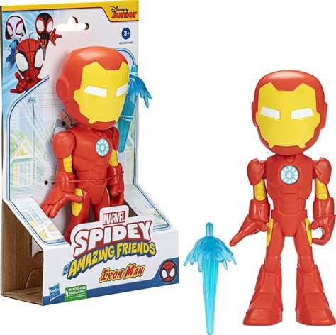 Buy Marvel Spidey and His Amazing Friends Supersized Iron Man Action ...
