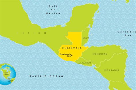 Guatemala Location On Latin America Map