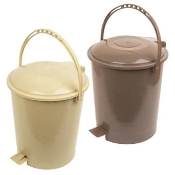 Kuber Industries Dustbin | Plastic Swinging Lid Dustbin | Pedal Dustbin ...