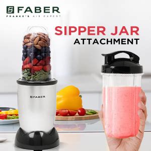 Buy Faber 2-In-1 Sportz Blender | Smoothie & Grinding Jar (Wet & Dry ...