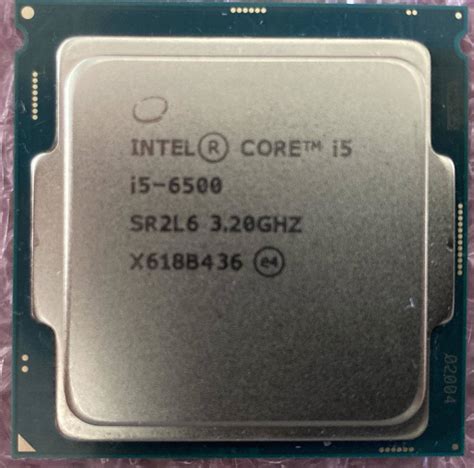 Intel CPU Core i5-6500 3.2GHz SR2L6 FCLGA1151 02(Core i5)｜売買されたオークション情報、yahooの商品情報をアーカイブ公開 ...
