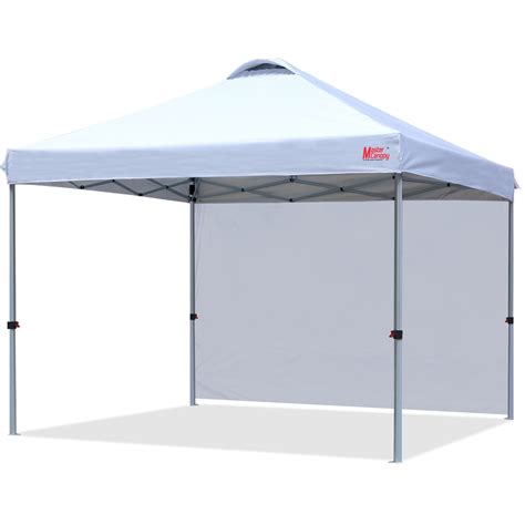 Mastercanopy 10'x10' Pop-Up Canopy Tent, Outdoor Shade Shelter with ...