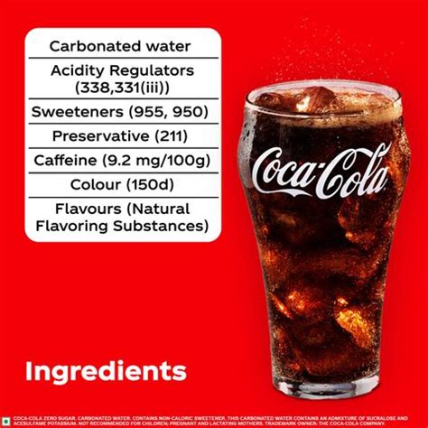 Coca-Cola Zero Sugar, No Calories Soft Drink Can Price in India - Buy ...