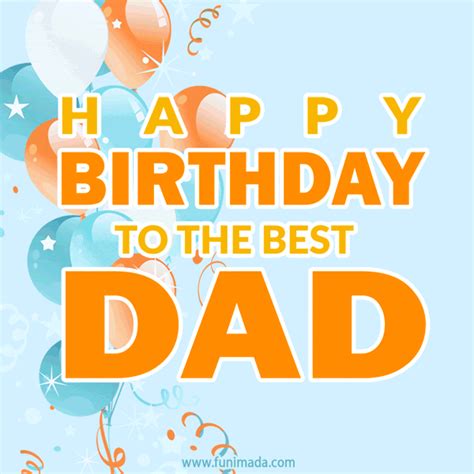 Festive GIFs for Your Father's Birthday - Download on Funimada.com