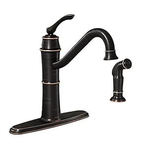 Moen 87999BRB Kitchen Faucet, 6.00 x 6.00 x 4.00 inches, Mediterranean ...
