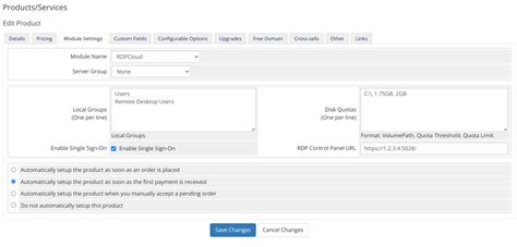 Image result for RDS Control Panel