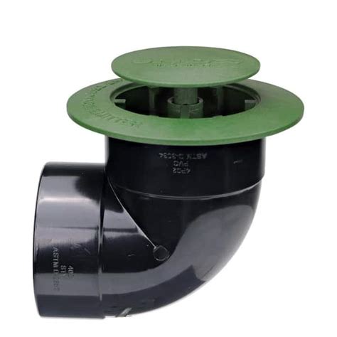 Buy Pop-Up Drainage Emitter with Elbow for 4 in. Drain Pipes, Green ...
