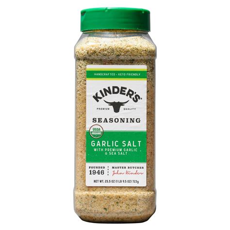 Kinder's Organic Garlic Salt 25.5 oz - $7.99 at Costco