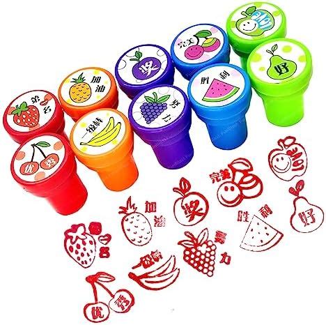 FunBlast Fruit Stamps for Kids – Stamper for DIY Art & Craft ...