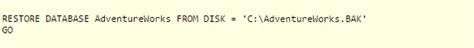 Image result for T-SQL Restore Database