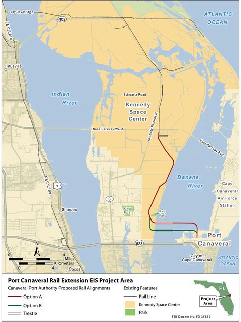 Florida Port Canaveral Map Controversy Grows Over Port Canaveral Rail