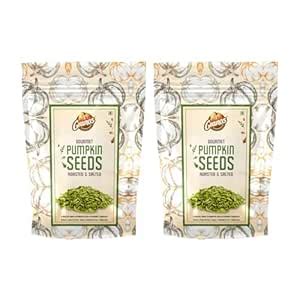 Granos Roasted Salted Pumpkin Seeds 200g, 100% Natural & Vegan Seeds ...