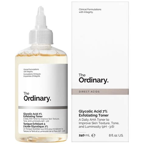 The Ordinary Glycolic Acid 7% Exfoliating Toner 240ml | Cult Beauty