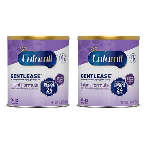 Enfamil Gentlease Powder Infant Formula - 12.4oz | Two Pack