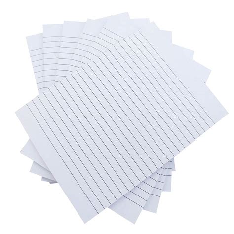 Buy Creatiburg Big Sticky Notes Lined White Color 6x8 inches 50 Sheets ...