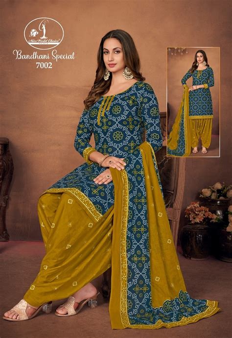 Miss World Bandhni Special Vol 7 Soft Cotton Printed Dress Material