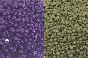 ZOOMANU Blue and Dark Green Brazilian Wax Beans for Face, Arm, Legs ...