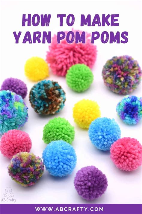 How To Make Yarn Pom Poms With Pom Pom Maker at Jeffery Williams blog