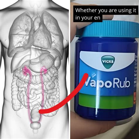 Put vicks vaporub on this place – Artofit
