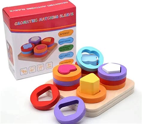Geometric Matching Sleeve Toy for Babies and Toddlers - Brain ...