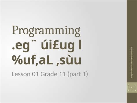 How to Do the Introduction to Programming 1 Python On Grok 的图像结果