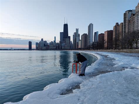 Swim Report – February 5, 2023 – Blue Skies – Open Water Chicago