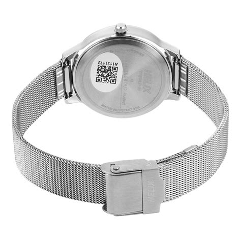 Helix By Timex Green Round Analog Stainless Steel Watch Women -TW055HL