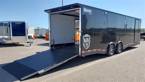 Car Hauler - 2020 Mission Trailers MCH 8.5X28 PINNACLE PREMIUM RACE SERIES | TrailersUSA