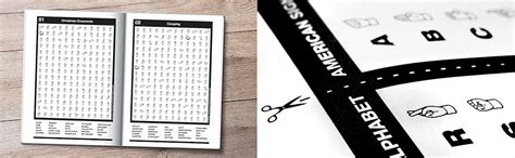 36 Word Search Puzzles with The American Sign Language Alphabet: Cool ...