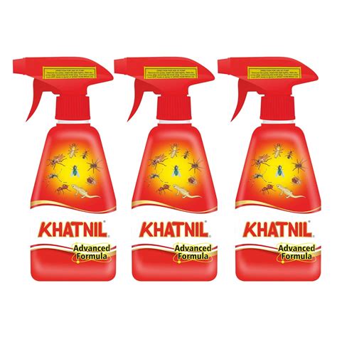 Khatnil Advanced Formula 1 Liter X 3 | Pack of 3 | Non Aerosol Spray ...