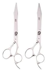 ShearsDirect 8.0" Japanese 440C Stainless Steel Straight and Curved ...