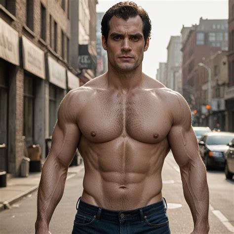 Henry Cavill shirtless in the city - Chiseled Superman Hero ...