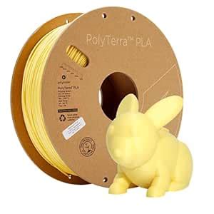 Polymaker PLA Filament 1.75mm Yellow, 1kg - PolyTerra PLA 3D Printer ...