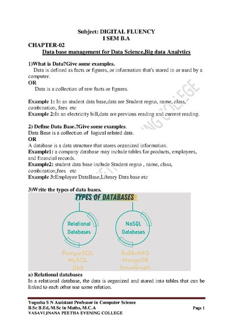 Chapter 2 BA DF - no comments - Yogesha S N Assistant Professor in ...