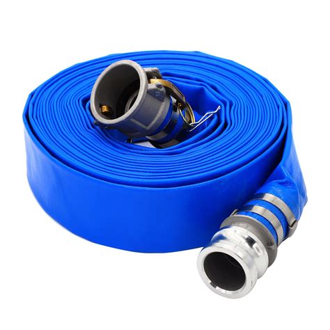 Buy DAVCO 2" ID × 50 ft Pool Backwash Hose, Heavy Duty Reinforced Blue ...