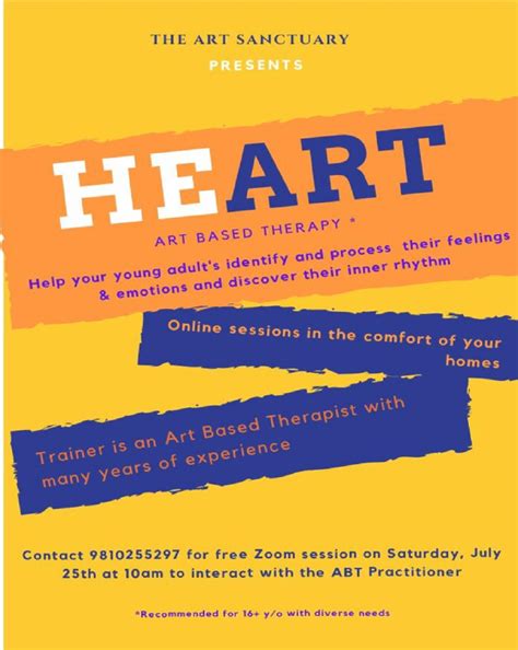 HEART: Arts Based Therapy – The Art Sanctuary