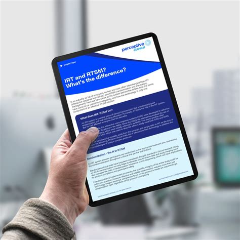 IRT vs RTSM: Differences Explained | Perceptive