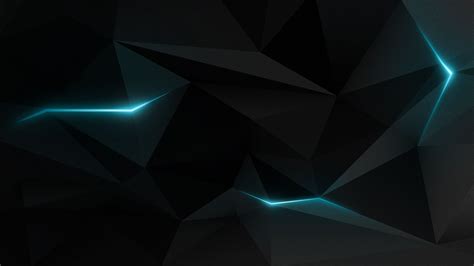 Gray-Blue Triangular Wallpaper