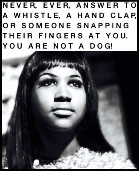Aretha Franklin is one of my favorite people ever. I respect her so ...