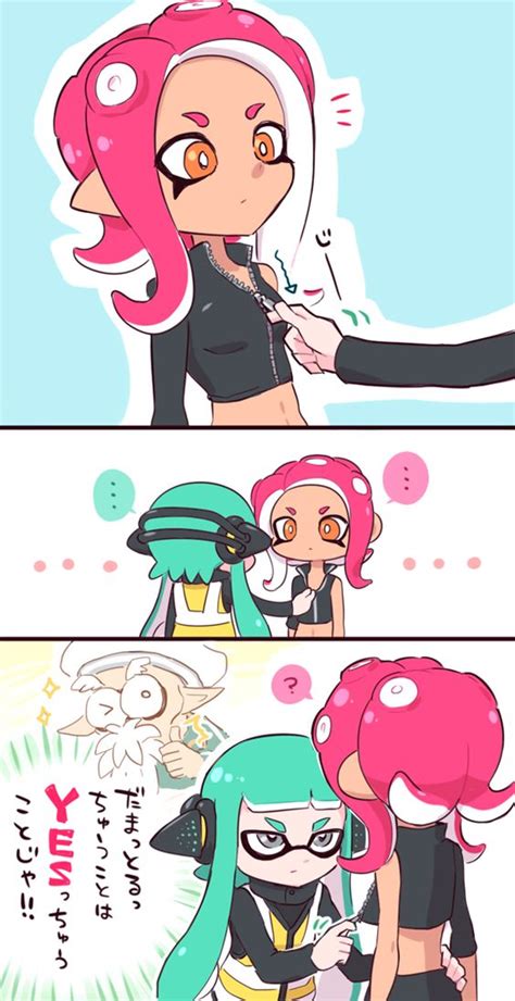 inkling player character, inkling girl, octoling player character ...