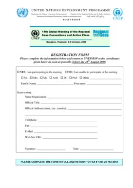 Fillable Online unep UNEPGMRSRegistrationForm.doc - unep Fax Email ...