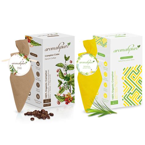 Buy Premium Camphor Cube Air Freshener Online at Aromahpure (Lemon ...