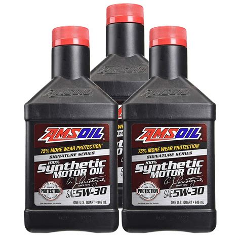 Amsoil Signature Series 5W30 Fully Synthetic Engine Oil. 5W-30 1 US Quart Bottle 97012019014 | eBay