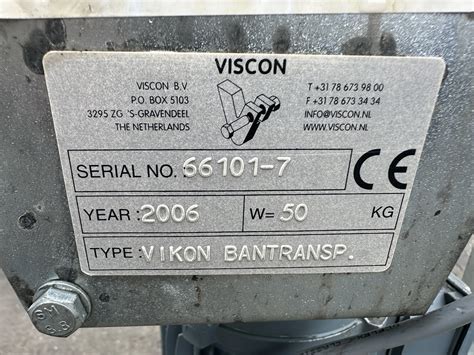 Viscon conveyor 250 x 20 cm • Duijndam Machines