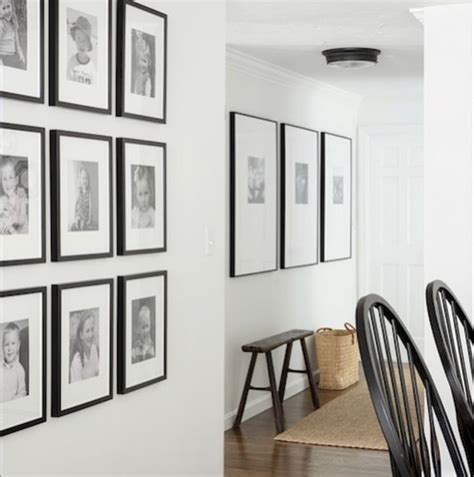 gallery wall black and white