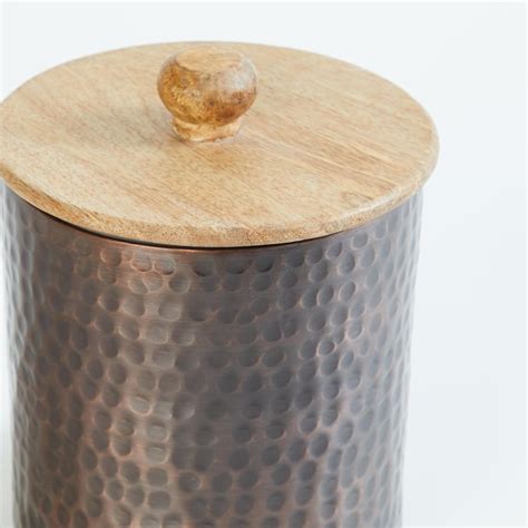 Buy Mirage Aluminium Storage Canister with Mango Wood Lid - 1.2L from ...