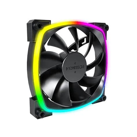 Montech AX120 PWM ARGB Black Cabinet Fan (Single Pack) - Microcenter ...